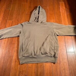 Uniqlo U Hoodie Men's M Brown Pullover Sweatshirt Long Sleeve‎ Cotton Blend